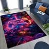 New Gamer Zone Game Controller Cartoon Playroom Rug for Bedroom Living Room Sofa Home Doormat Decor, Kid Non-slip Floor Mat
