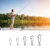 Heavy Type Fishing Swivels Buckles With Rotating Barrels Corrosions Resistant for Outdoor Angling Accessories