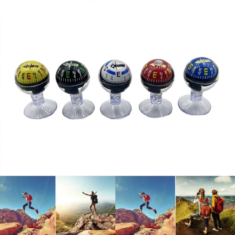 Outdoor Regulable Navigations Dashboard Car Compasses Ball Shape Compasses Hiking Navigations Accessory