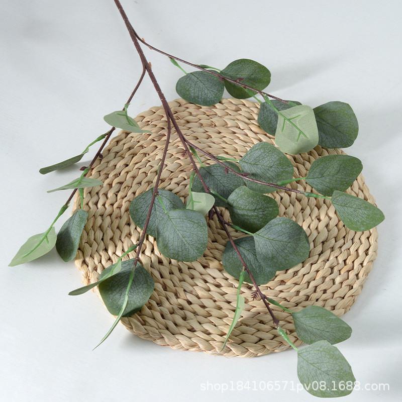 Artificial Leaves Eucalyptus Robusta Smith For Wedding Party Decor