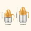 Citrus Juicer Manual Handheld Squeezer for Lemon Limes and Tangerines with Comfortable Grip Handle 280/450ml Capacity