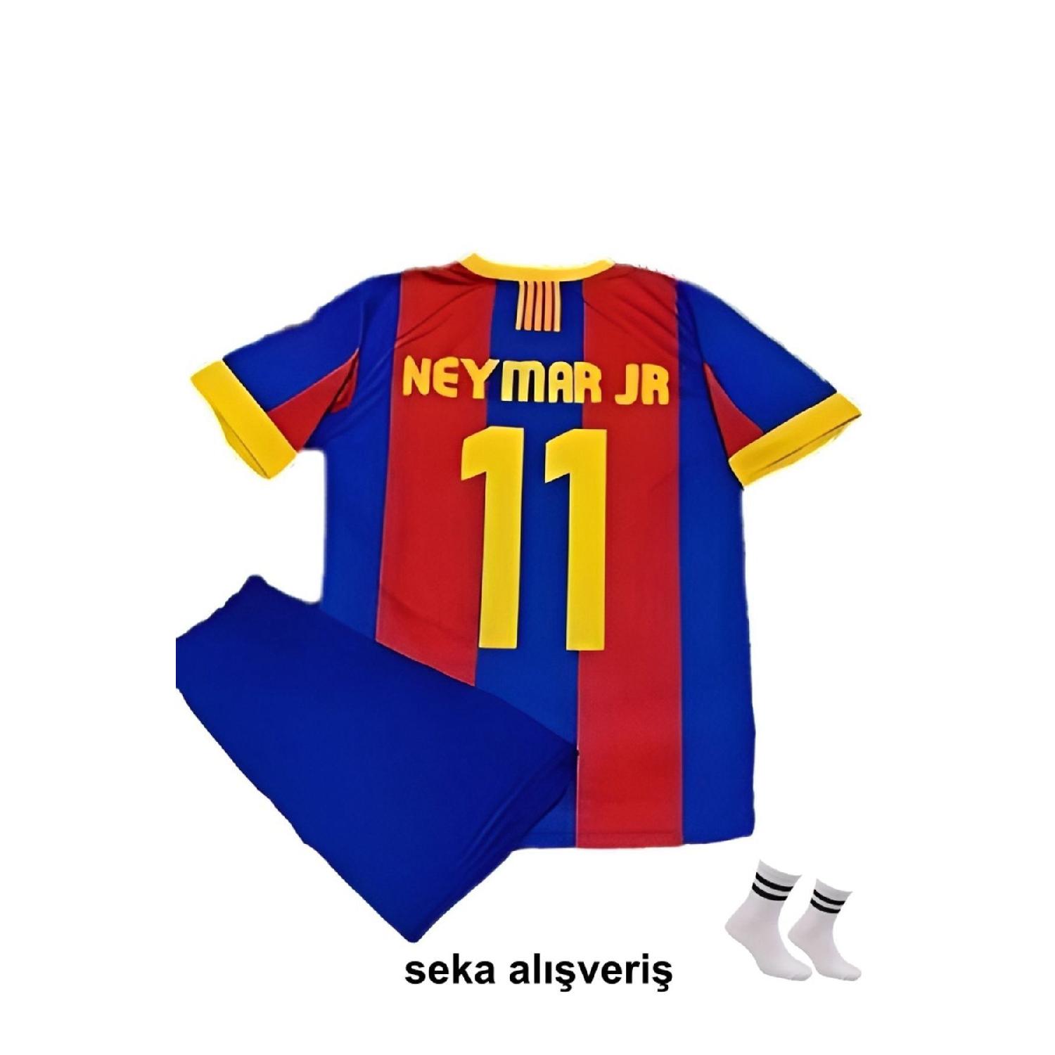 

Комплект детского футбольного джерси Neymar Jr 11 A Nostalgia, сезон 2011, состоящий из трех предметов 3-4 Yaş бордовый