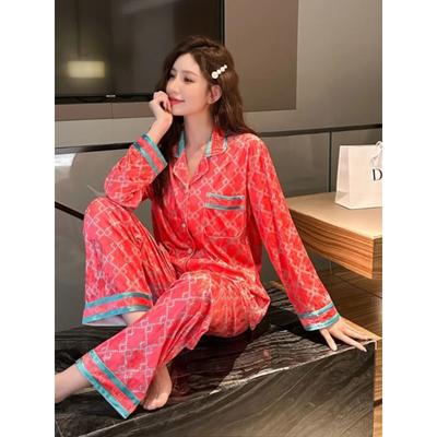 Nouveau style de créateur automne et hiver nouveaux pyjamas pantalons de costume pour femmes vêtements de maison sens vêtements de maison