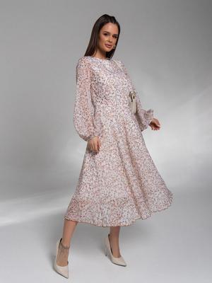Floral Classic Chiffon Dress ISSA Plus
