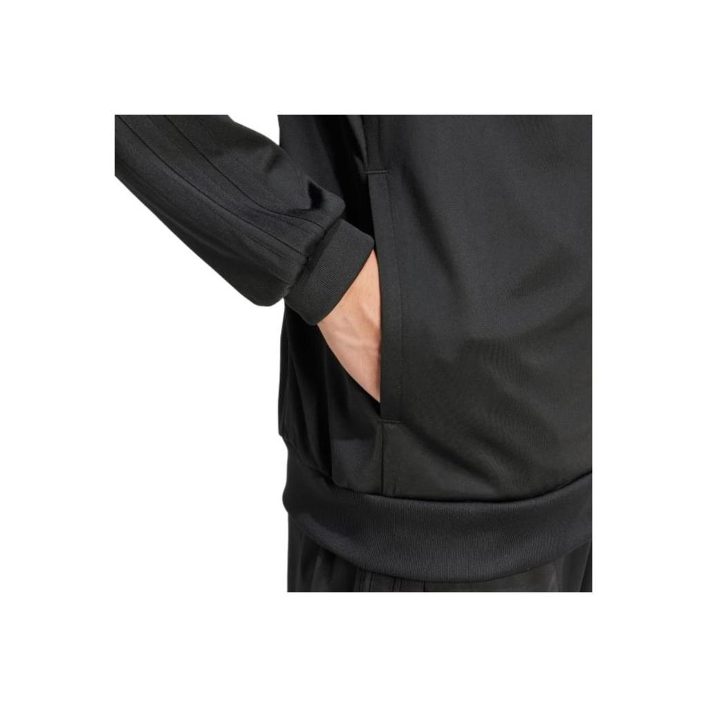 Adidas 3-Stripes Sportswear Knitted Fashion Jacket Men Jackets Black JI8818