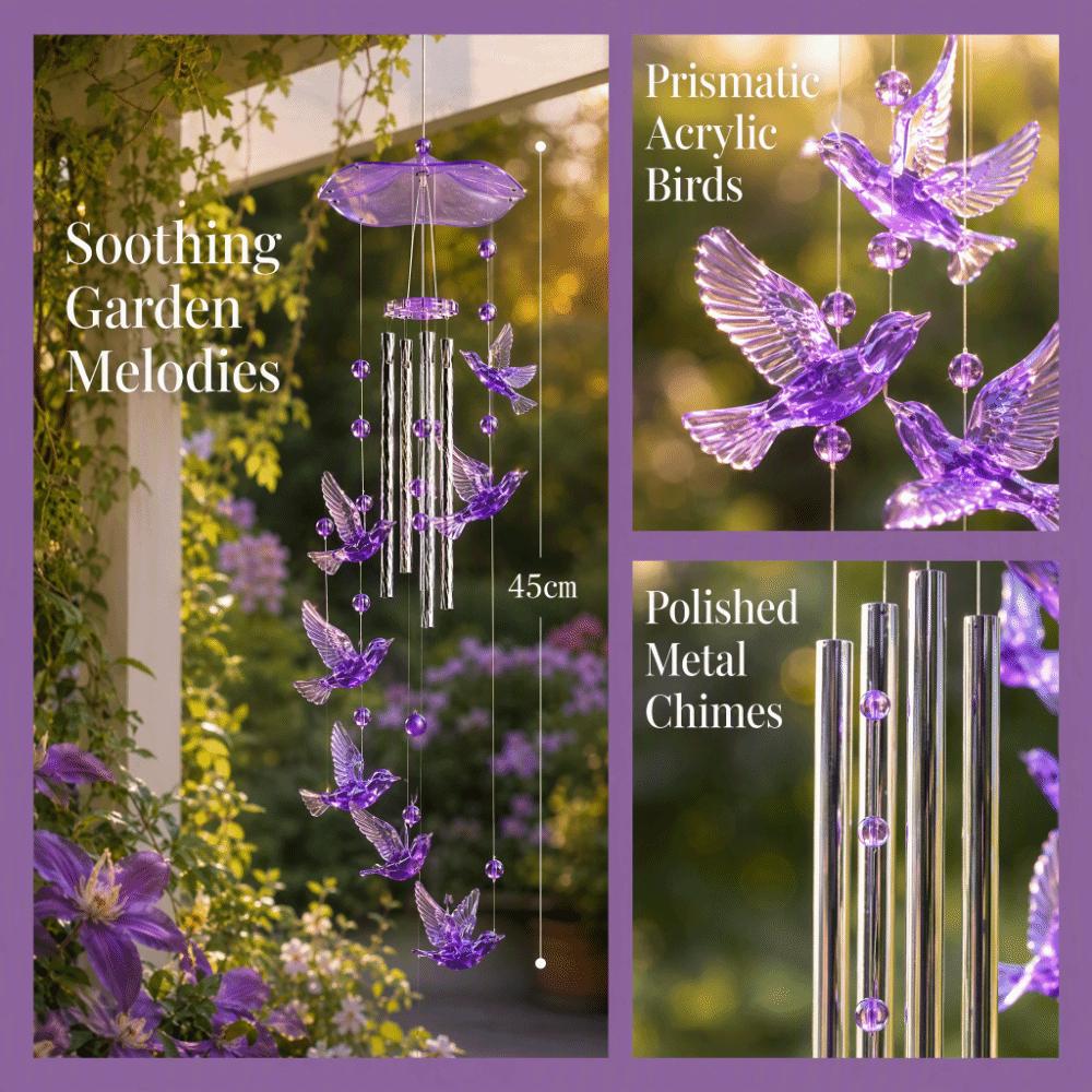 Metal Tubes Metal Tube Wind Chimes Acrylic Tubes Hanging Wind Chimes Yard Hanging
