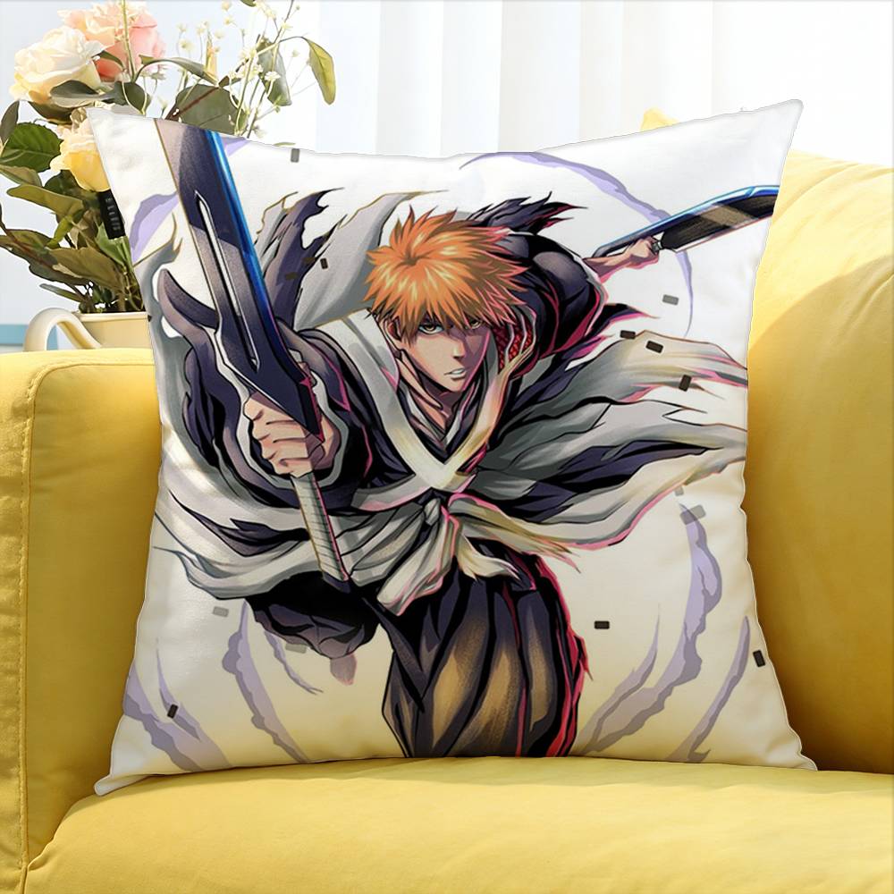 Anime I-Ichigo K-Kurosaki World Various Sizes Square Pillow Case For Car Home Bedchamber Decor