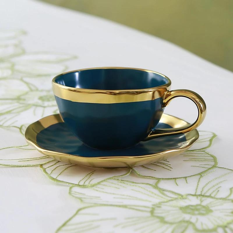 Ceramic Mug Afternoon Tea Cups Phnom Penh Ceramic Coffee Cup and Saucer Set Milk Mug Breakfast Cups Water Glasses Milk Teacup