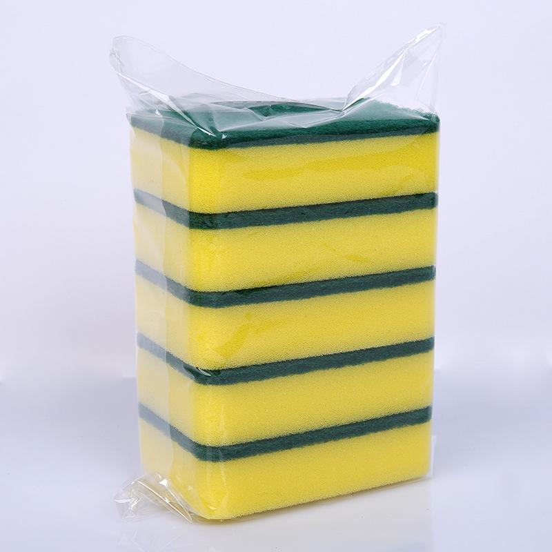 Household Kitchen Dishwashing Scrubber Sponge Block