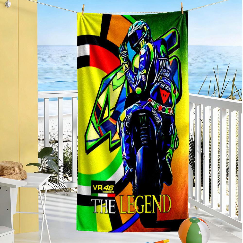 Motogp cozy beach towel Durable Oversized, foldable, portable, travel beach towel Fashion Lovers Wedding Party Gift