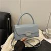 ins niche French texture bag women's 2025 summer new lock small square bag foreign style shoulder messenger bag