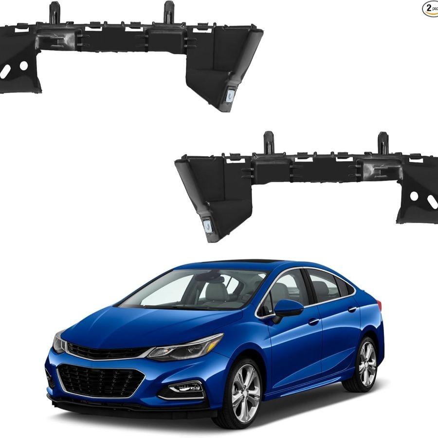 Front Bumper Cover Support Retainer Bracket Pair For For 2016- Chevy Cruze