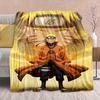 Naruto Anime Flannel Blanket - Soft Warm Perfect for Sofa, Bedding Camping Travel Office Home Decor