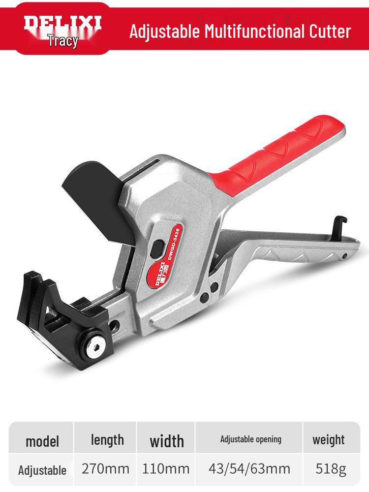 Delixi PPR/PVC Alloy Pipe Cutter: Professional, Labor-Saving, Quick-Cut with Sharp Blade