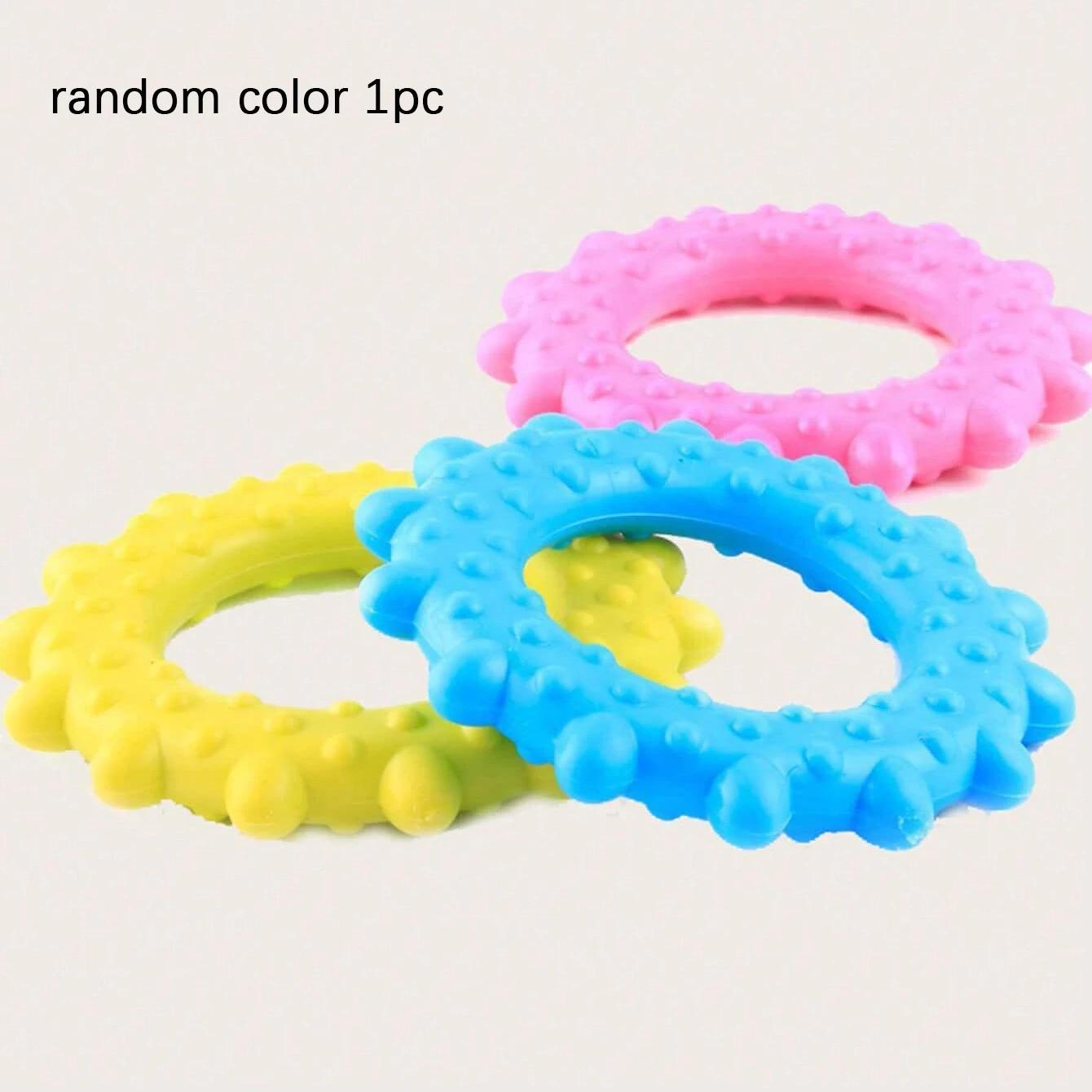 

1 шт./3 шт. - Прочная жевательная игрушка для собак для чистки зубов, подходит для всех пород, случайный цвет, жевательная игрушка для собак