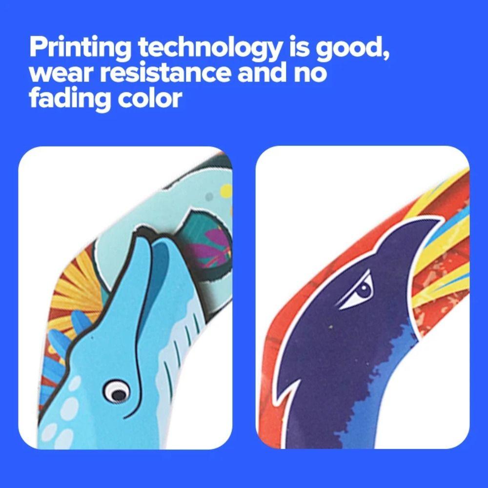 Profesional Flying Boomerang Toy Fast Catch Returning Dolphin Boomerang  Outdoor Sports