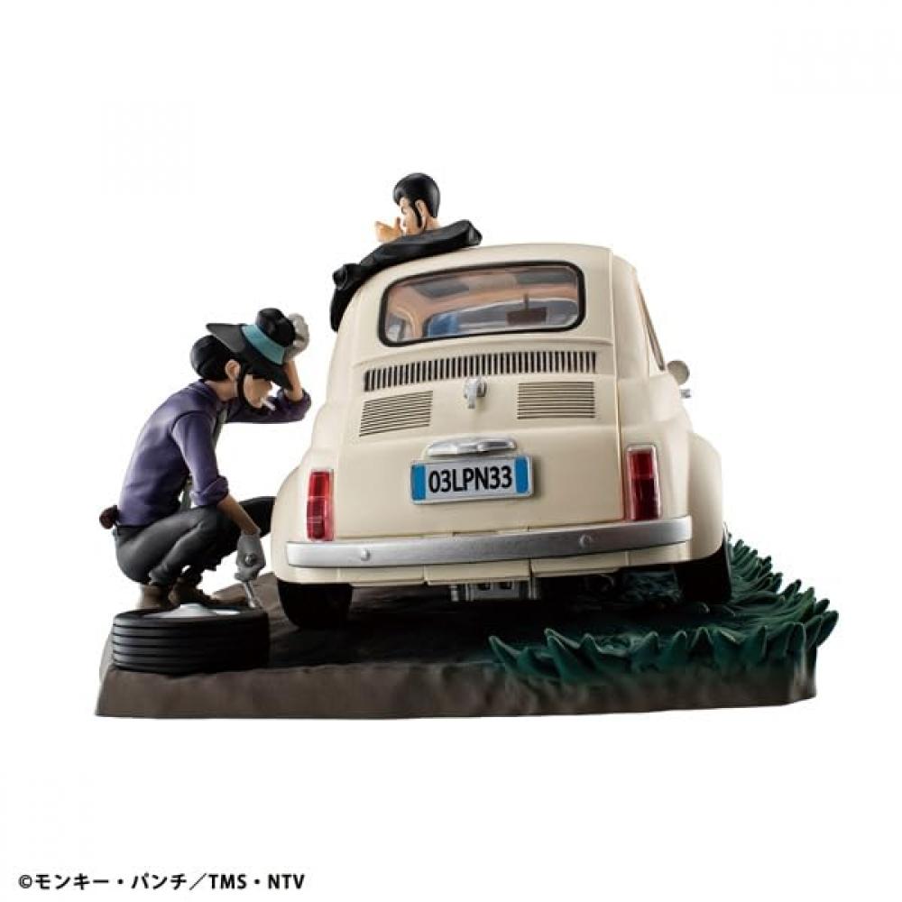 Lupin III LUPIN THE GALLERY Punk all'alba Figura finita dipinta in PVC da circa 90 mm