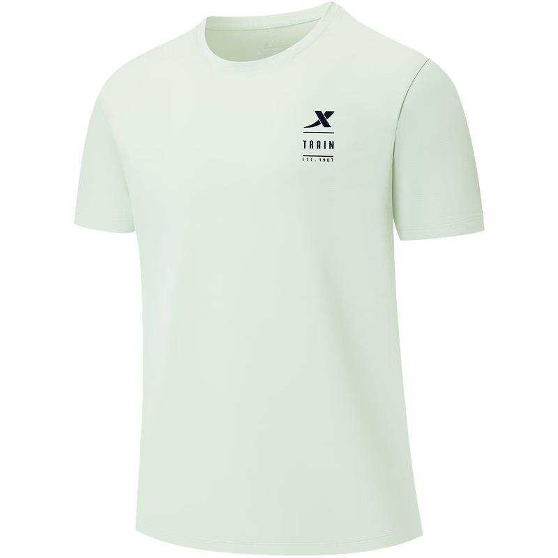 Xtep Men s Quick-Dry Ice Silk Sports T-Shirt M