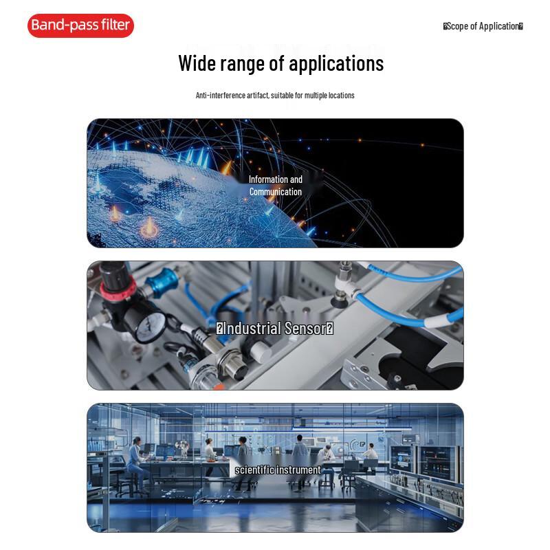 Fengyingzi SMA Bandpass RF Filter
