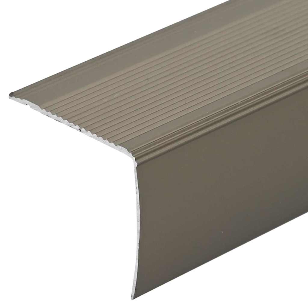 Stair Nosing Profiles 30 pcs Champagne 67 x 3 x 2 cm Aluminum