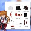 Impact Eva Honkai 3 Asuka Langley Soryu Cosplay Costume Anime Party Outfit Fans