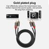 Aluminum Alloy Casing for RCA Audio Cable Tinned Copper Wire Amplifier Cable  TV