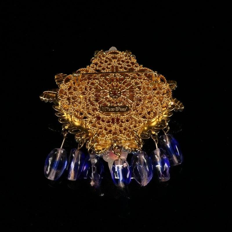 NISHIZAWA Glass Beaded Necklaces for Women Multi-layered Palace Style Retro Jewelry Fashion Elegant Collares Para Mujer