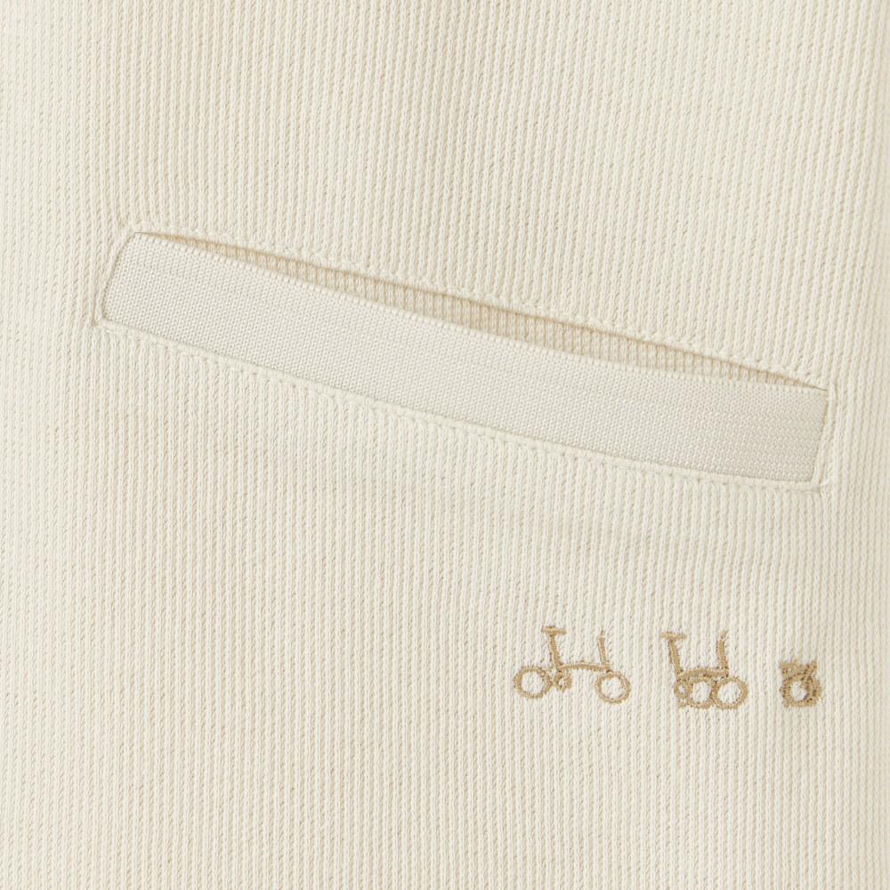 BROMPTON LONDON Collar T-Shirt - Butter (P252Upl131)