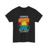 Santa Monica Summer Sunset T-Shirt | Retro Palm Tree California, Tropical Gift