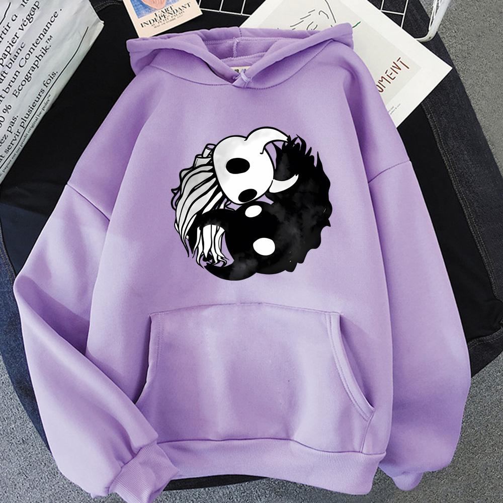 Hollow Knight Hot Game Character Print Hoodies High Street High Quality Sweatshirt Autumn Casual Pullovers Anime Clothes