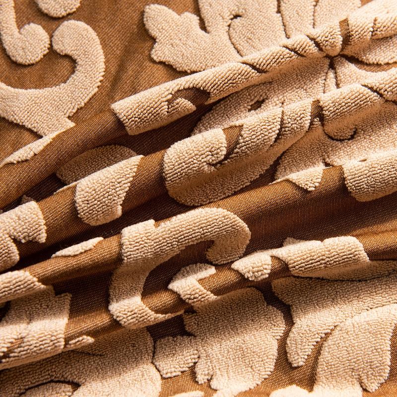 Thickened European Jacquard Chair Cover, One-piece Elastic Armless Chair Cover, One-piece Chair Cover for Hotels and Restaurants