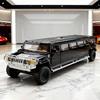 NEW 1/32 Hummer H2 Limousine Alloy Model Car Toy Diecasts Metal Casting Sound and Light Car Toys for Children Vehicle