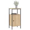 VidaXL Bedside Table Sonoma Oak 41x31x80 Cm Engineered Wood 825925