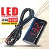 DC 8V-18V 0.56 Inch Red Green Blue LED Digital Waterproof Voltmeter Voltage Tester Detector Voltmeter Motorcycle Car Battery