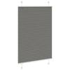 VidaXL Store plissé anthracite 95x100 cm largeur du tissu 94,4 cm, store plissé de fenêtre, store accordéon, store plissé de 4015074