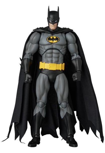 Medicom Toy MAFEX No.270 Knight Crusader Batman Black Ver. Approximately 160mm tall, non-scale, pre-painted action figure.
