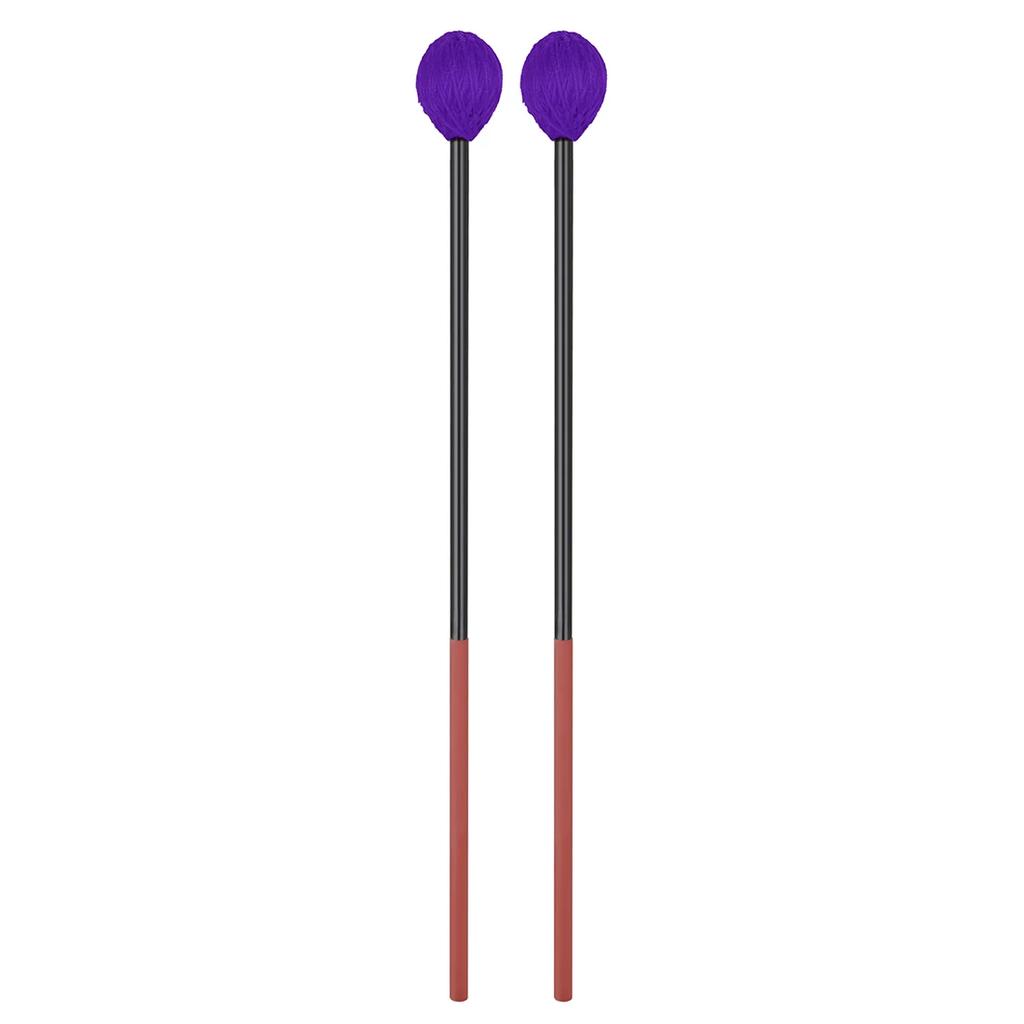 IRIN 1 Pair Carbon Fibre Marimba Hammers For Performance Red Handle Xylophone Sticks Percussion Instrument Accessories