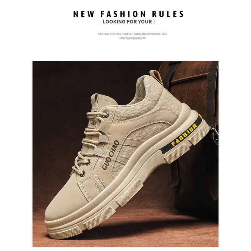 Korean Style Comfortable Wear Resistant Casual Work Labor Protection Men S Board Shoes