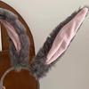 Adorkable Headband Cartoon Rabbit Hair Hoop Eye-catching Headpiece Headwear for Halloween Cosplay Role Play