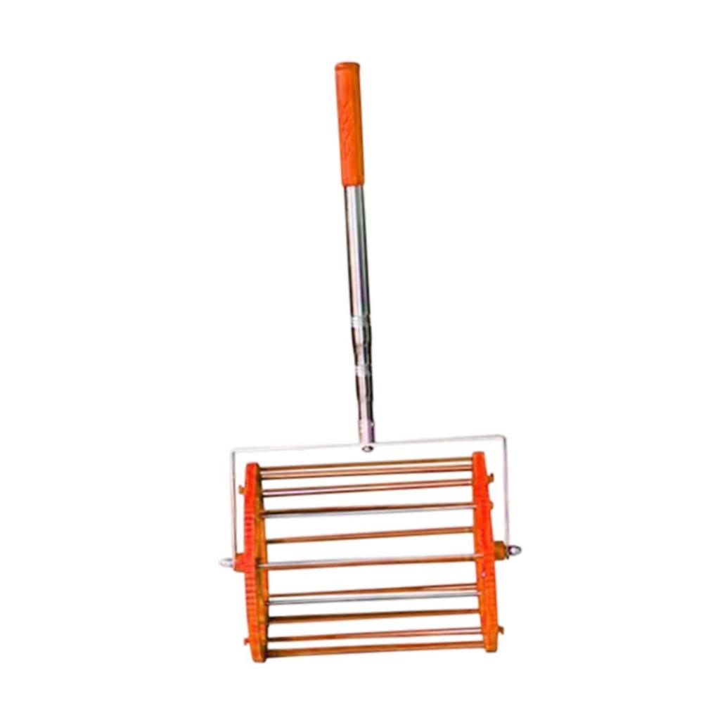 Telescopic Table Tennis Ball Picker Collector for Court Training Competition Orange