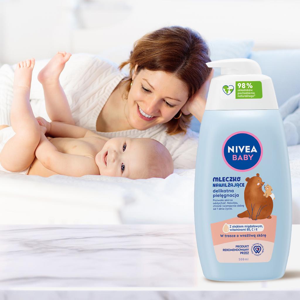 090344 Nivea Baby Moisturizing Milk Gentle Care 500