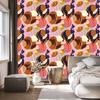 Wallpaper Fashionable colorful flowers for living room and bedroom 50x1000