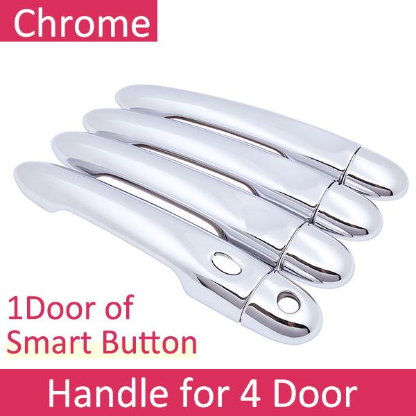 For Renault Grand Scenic III XMOD 2010 2011 2012 2013 2014 2015 2016 Chrome Door Handle Cover Exterior Car Stickers