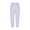 Women's Fashionable Color Cotton Linen Elastic Waist Decorative Casual Pants With Pockets