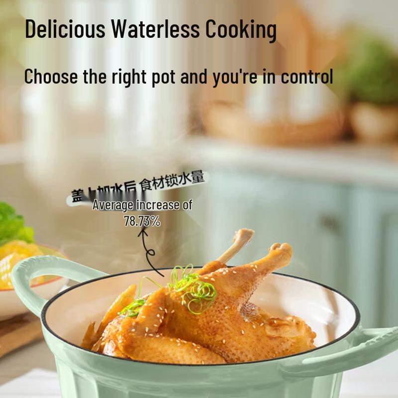 Buydeem Micro-Pressure Enamel Pot