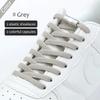 No Tie Elastic Shoelaces with Secure Metal Lock, Lazy Speed Laces for Adult Running Sneakers Sports Shoes