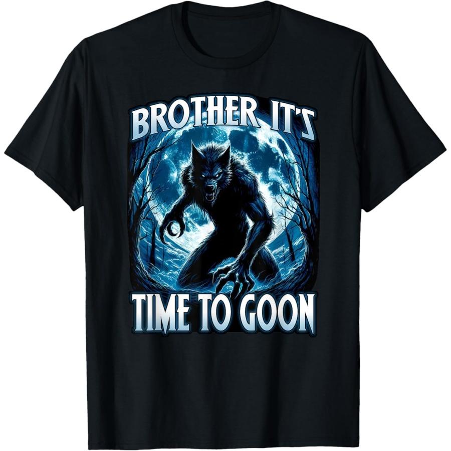 XXIAOLONG Alpha Wolf Cringe Meme Funny Goon Squad Humor T-Shirt S