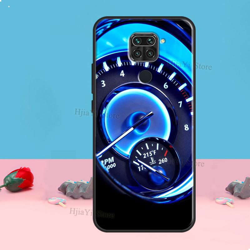 Speedometer Car Case For Redmi Note 8 9 10 11 12 Pro Plus 10S 11S 12S Cover For Redmi 9C 10A 10C 12C Coque