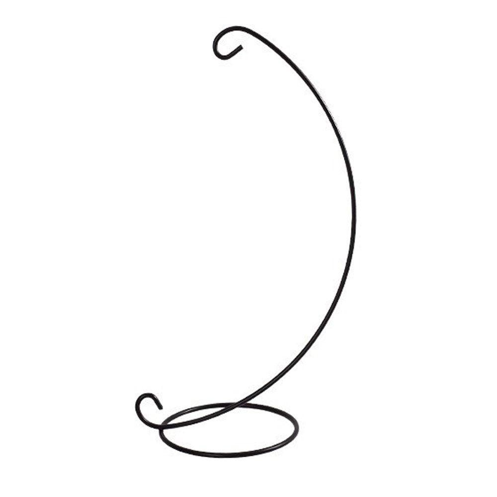 Candle Holder Iron Art Glass Ball Hanging Stand Portable 23-33cm Iron Display Stand Retro Ecological Bottle Stand Lantern