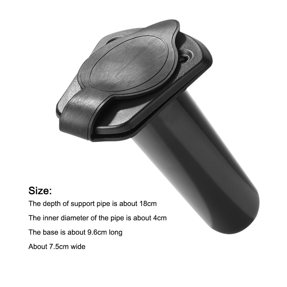 Kayak Mount Outdoor Fishing Rod Mounting Bracket Multi-purpose Fishing Rod Holder Insert Socket Boat Canoe Equipment